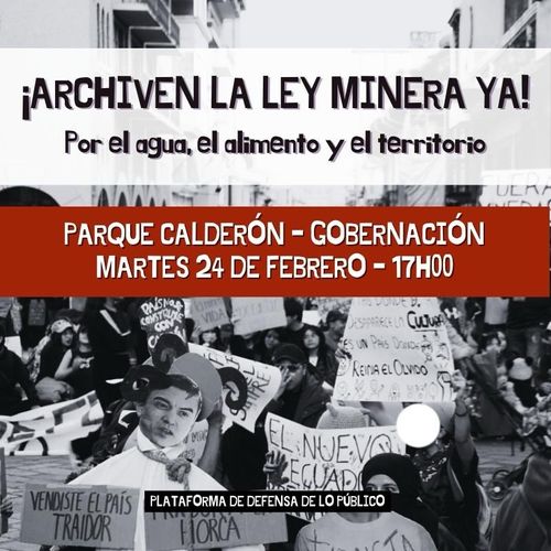 Archiven La Ley Minera ya